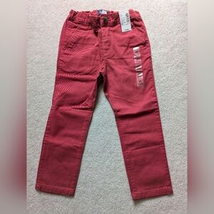 The Children's Place Boys 4T Red Khaki Pants
